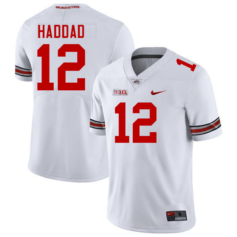 Cody Haddad Ohio State Buckeyes Jersey College Football Uniforms-White